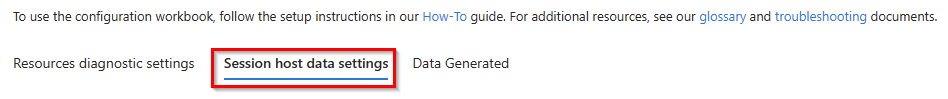 This image shows the Session host data settings tab
